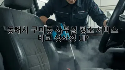 동해시 구미동 사무실 청소 서비스 비교: 생산성 UP!
